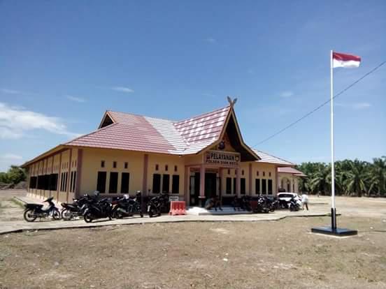 Polsek Siak Kecil Tempati Kantor Baru Di Desa Sungai Siput