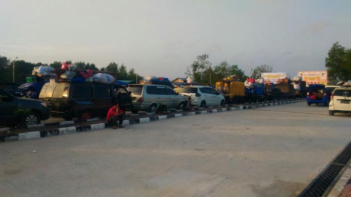 Hari ini, Pelabuhan Roro Bengkalis Padat Lancar
