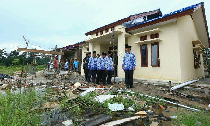 Wabup Said Hasyim Tinjau Pembangunan di Merbau