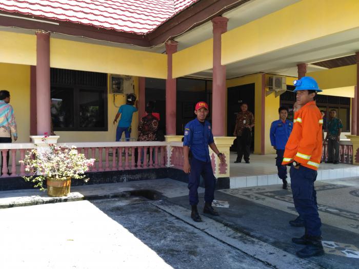 Duh.. Dikira Ada Kebakaran Besar, 2 Tim Damkar Bengkalis di PHP ASN Balitbang yang Cemas