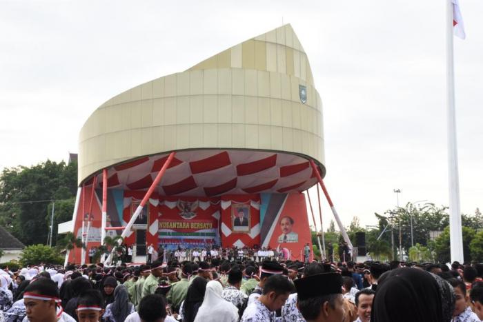 Lima Ribu Peserta Ikut Apel Nusantara Bersatu di Bengkalis 