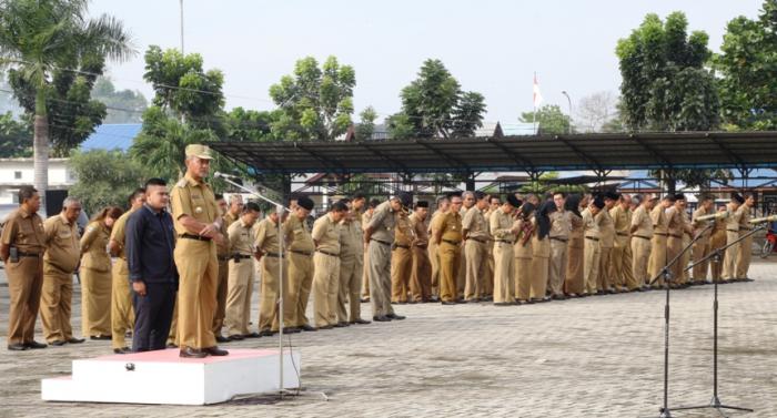 Wabup Meranti Meradang, Banyak ASN Tak Upacara Senin