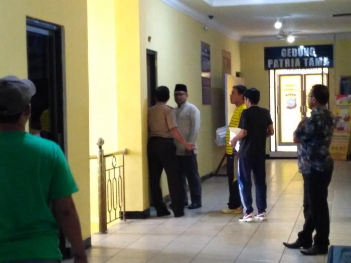 Mantan Kadis PU Diperiksa Tim Penyidik KPK di Mapolres Bengkalis 