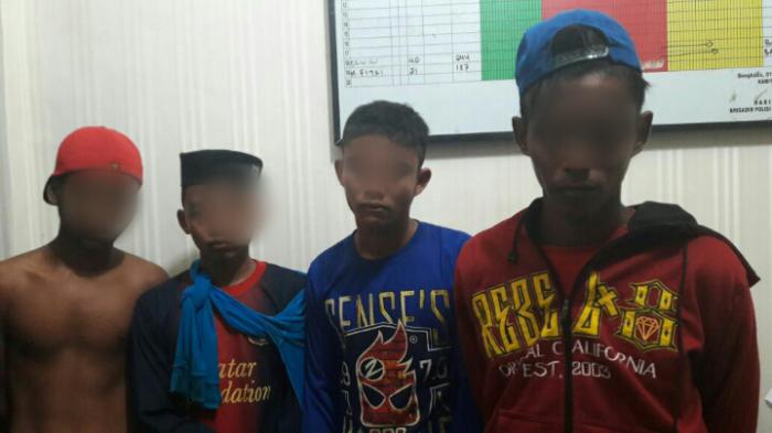 Empat Pelaku Curanmor di Bengkalis Diringkus Polisi, 2 Diantaranya masih Dibawah umur