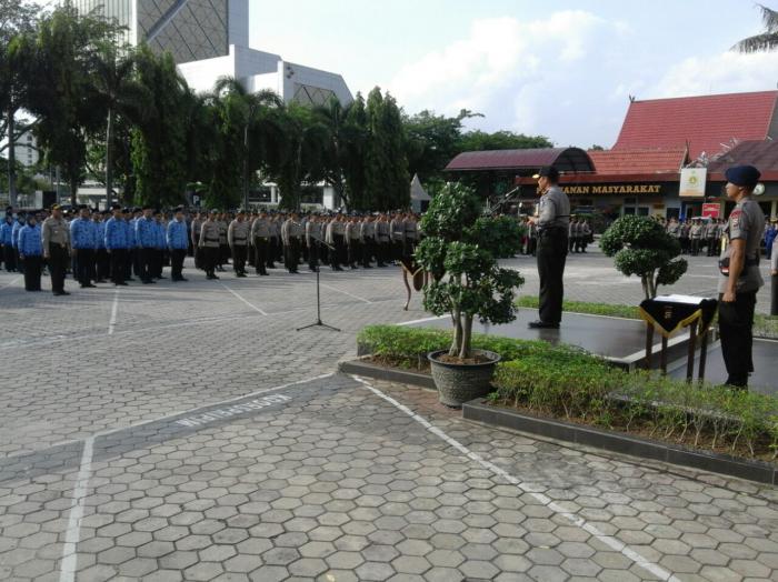Tutup Tahun, Polda Riau Laksanakan Korp Raport Kenaikan Pangkat