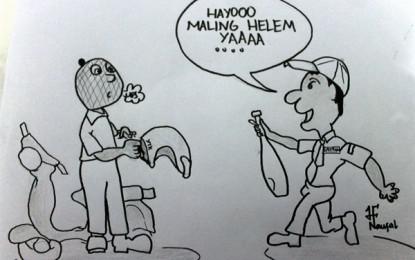 Pencurian Helm Marak di Kota Bengkalis