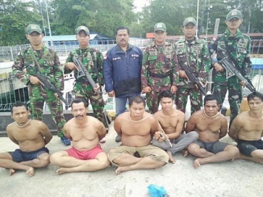 6 Orang Diduga Bajak Laut di Selat Malaka Diringkus
