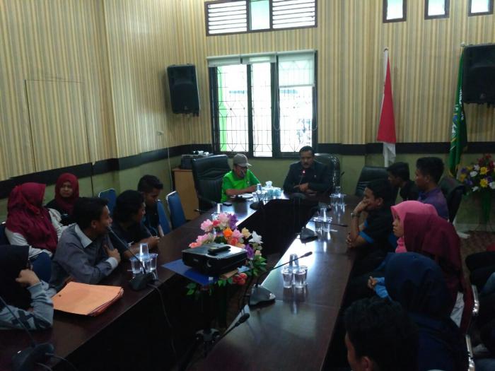 Mahasiswa Sakai kembali Datangi Disdik Bengkalis