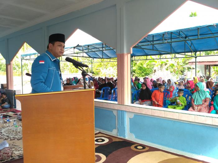 DPD KNPI Bengkalis Gelar Kegiatan Maulid Nabi di Desa Wonosari