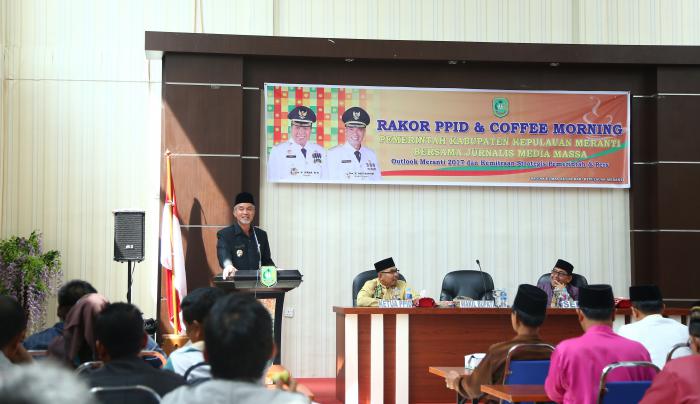 Pemkab Meranti Coffee Morning dengan Wartawan 