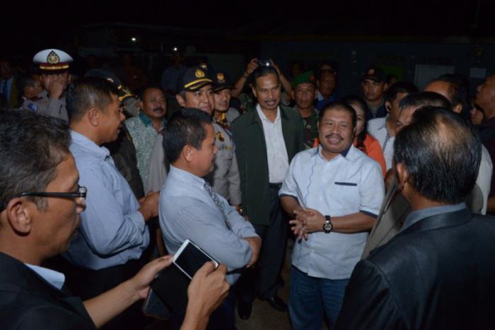 Bupati dan Kapolres Bengkalis Tinjau Misa Malam Natal di Duri.