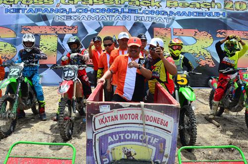 Kelolema Motocross and Grastrack Beach di Rupat Ajang Promosi Wisata 