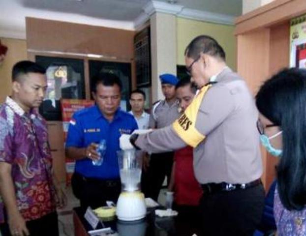 Polres Bengkalis Musnahkan 112,17 Gram Sabu