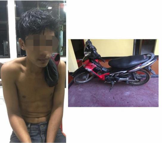 Bersama Warga, Pelaku Jambret di Depan SDN 004 Bangko Dilumpuhkan 