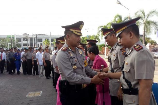 Serah Terima Jabatan Tiga Perwira Polres Dumai 