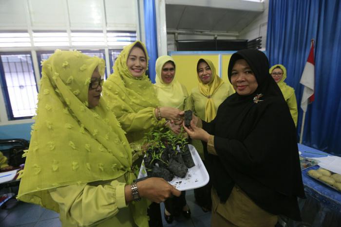 4 PKK Kecamatan di Meranti Terima Bibit Cabe Program 1 Rumah 10 Pohon Cabe