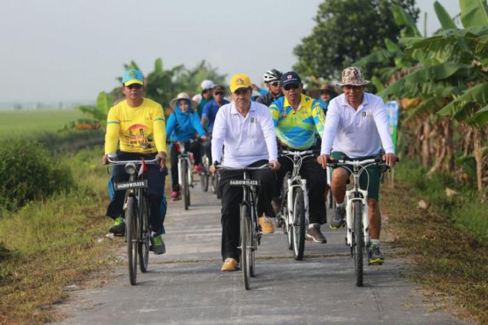 Ikut Fun Bike Tour De Sawah, Syamsuar: Ini Ajang Kemajuan Perekonomian