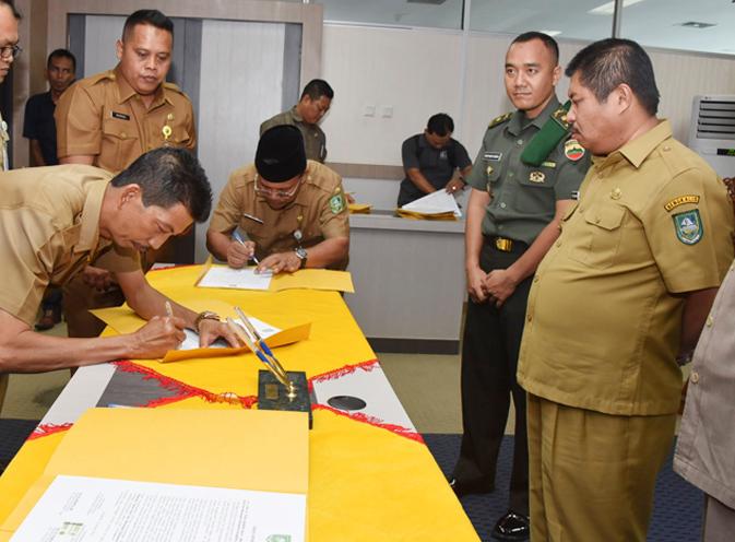 Puluhan ASN Bengkalis Teken Pakta Integritas