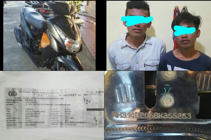 Ditinggal Jemput Batang Nibung, Sepeda Motor Warga Banglas Lesap