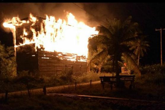 Diduga Korsleting, Walet di Desa Lemang Ludes Terbakar