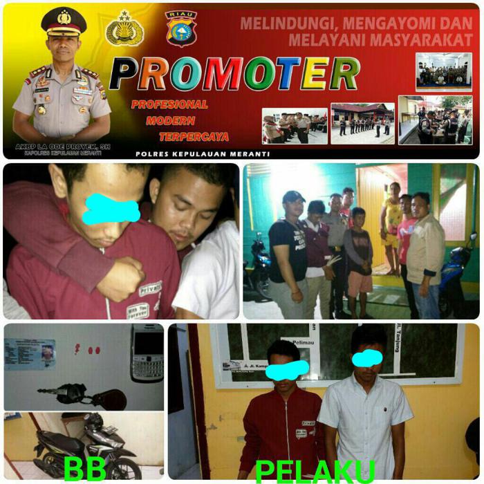 Hendak Transaksi Ektasi, 2 Budak di Meranti Ditangkap Polisi