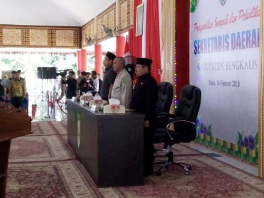 Hadiri Pelantikan Sekda Bengkalis, Berikut Ini Pesan Andi Rachman