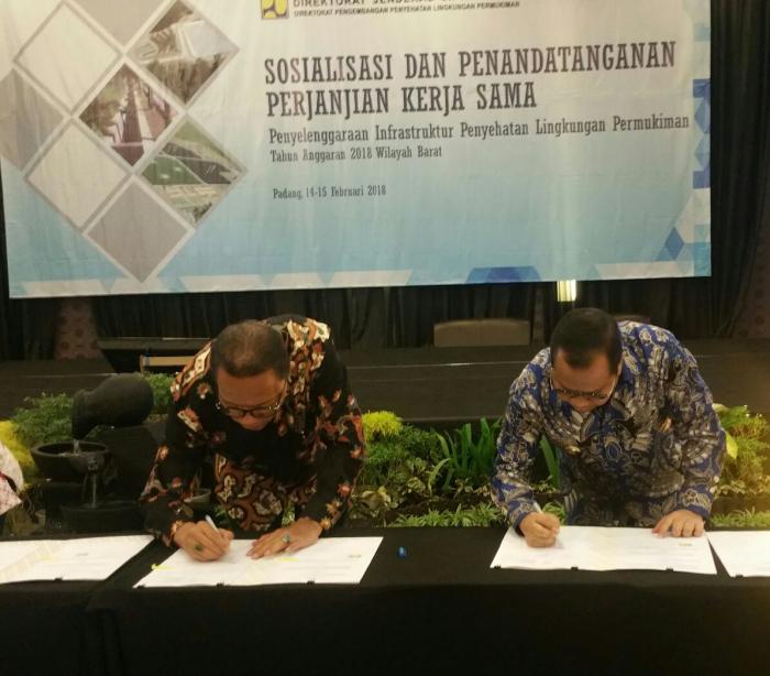 Bupati Meranti Teken Perjanjian Kerjasama dengan Kementerian PUPR, Terkait Hal Ini.. 