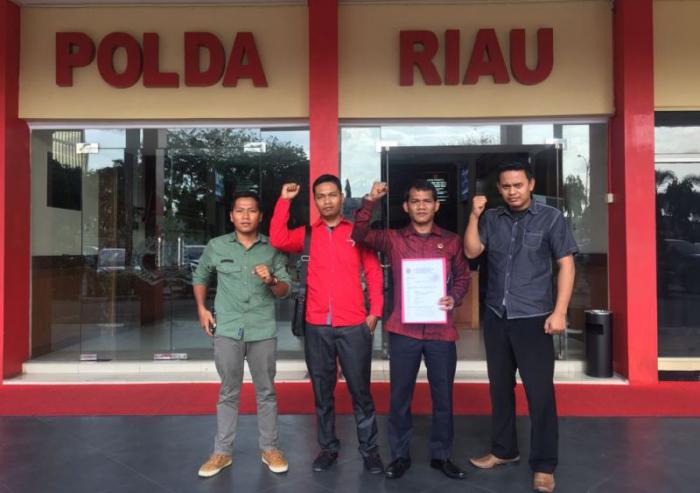 PDIP Bengkalis Laporkan 4 Pemilik Akun Fb Penghina Megawati ke Polda Riau