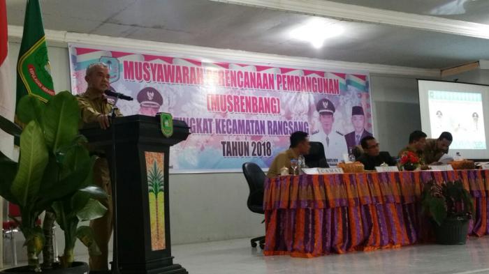 Himpun Program Prioritas Kecamatan, Wabup Said Hasyim Buka Musrenbang Rangsang