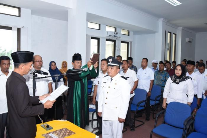 Camat Bengkalis Lantik Pj Kades Teluk Latak