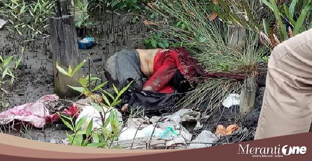 Gempar! Warga Temukan Mayat Wanita Berlumuran Lumpur di Selatpanjang