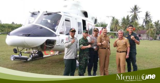 BPBD Riau Pantau Titik Api di Meranti Lewat Udara