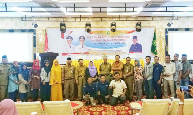 109 Peserta Ikuti Pelatihan  Pendataan Validasi Data Kemiskinan di Meranti