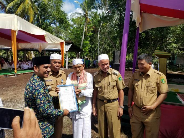 Masjid Darul Aman Desa Tanjung Tebingtinggi Barat Diresmikan