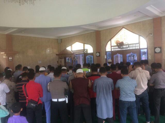 Polres Siak Gelar Sholat Ghoib di Masjid Almuttaqin