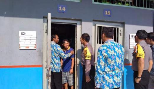 Kapolres AKBP Yusup Rahmanto Kunjungi Lapas IIA Bengkalis