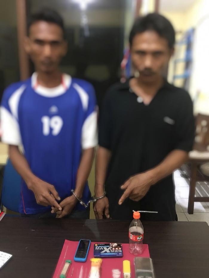 Lagi, Polisi Amankan 2 Pelaku Narkoba di Selatpanjang