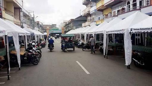 Pemda Fasilitasi Bazar Ramadhan Selatpanjang, 50 Tenda Berdiri di Kanan Kiri Jalan Ahmad Yani