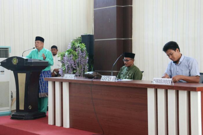 Rapat Finalisasi DIP, Asisten III Tekankan SKPD di Meranti Transparan Beri Informasi ke PPID