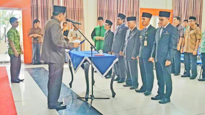 Lima Pejabat Eselon IV Pemkab Meranti Dilantik, Berikut Nama dan Posisi Jabatannya