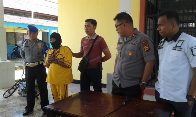 Polsek Bangko Rohil Rilis Penangkapan Tersangka Pembunuh Istri, Anak dan Saudara Ipar