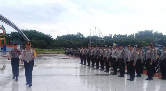 Polres Dumai Gelar Apel Kesiapan Pengamanan Pemilihan Gubernur Riau 2018