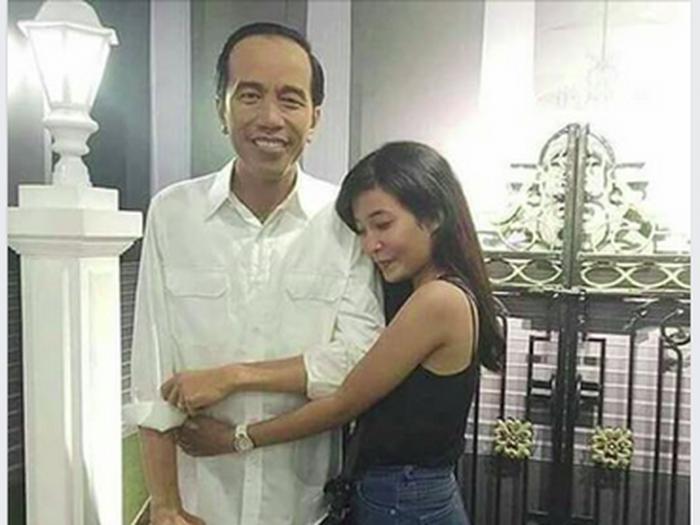 Viral Foto Gadis Memeluk Jokowi, Ternyata Ini?..