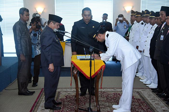 Enam Camat di Kabupaten Bengkalis Dirombak, Eks Kabag Umum Jabat Camat Mandau