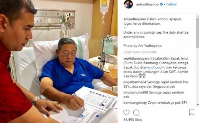 Ngedrop, SBY Dirawat di RSPAD Gatot Subroto
