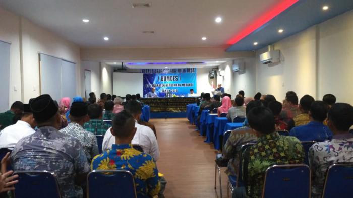 Maksimalkan Peran BUMDes, Dinas PMD Meranti Gelar Rakor Bersama Kades