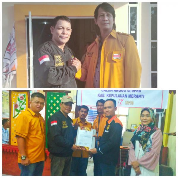 Partai Hanura Resmi Daftarkan Bacaleg ke KPUD Meranti