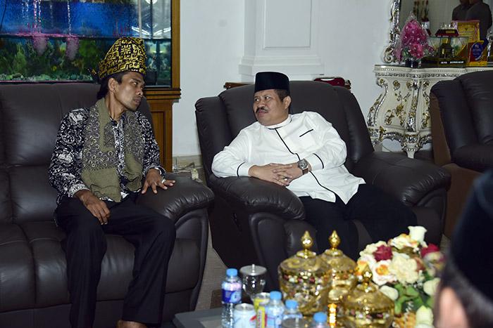 Tiba di Bengkalis, Bupati Amril Sambut UAS