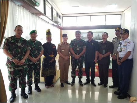 Disambut Zul AS, Pangdam I/Bukit Barisan Mayjen TNI Ibnu Triwidodo Kunker ke Dumai