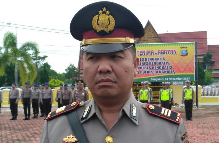 Bersama Kapolres Bengkalis, Nobar Piala Dunia Isi Rangkaian Hut Bayangkara Ke 72
